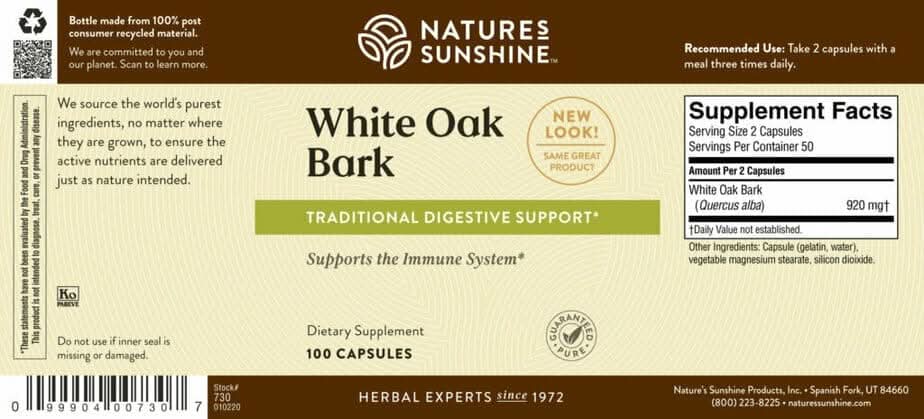 White Oak Bark