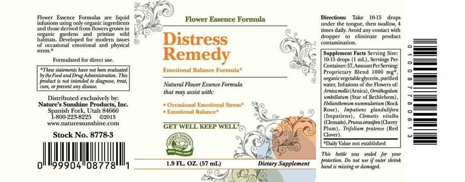 Distress Remedy (Flower Remedy)