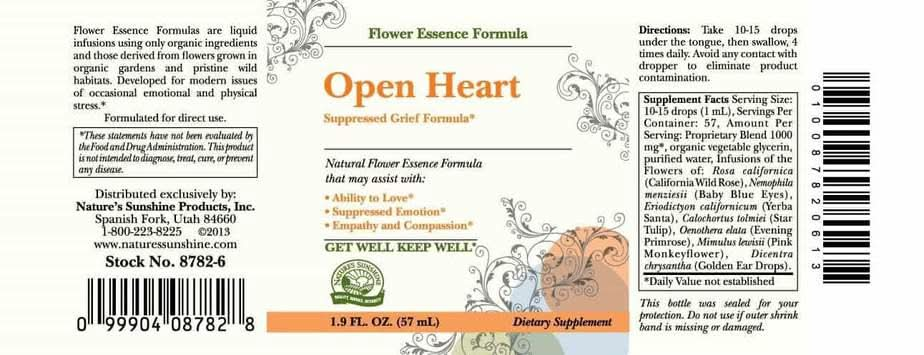 Open Heart (Suppressed Grief Formula) (2 fl. oz.)