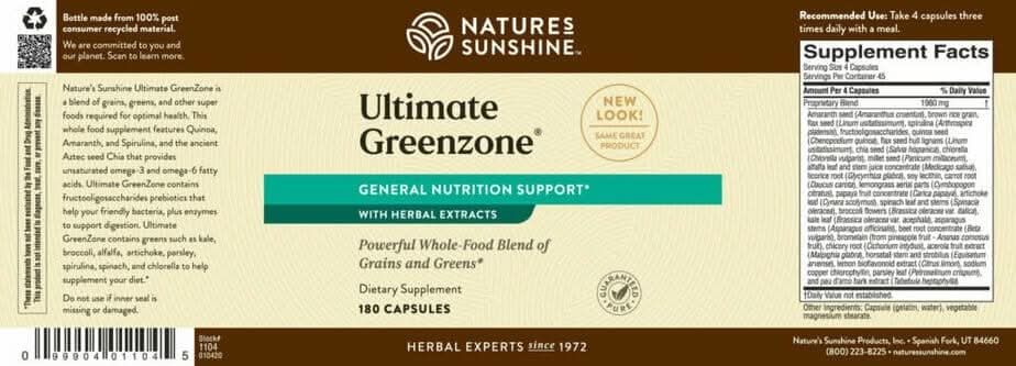 Greenzone, Ultimate (180 capsules)