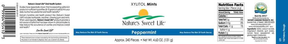 Xylitol Peppermint Mints