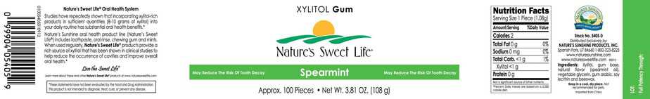 Xylitol Spearmint Gum