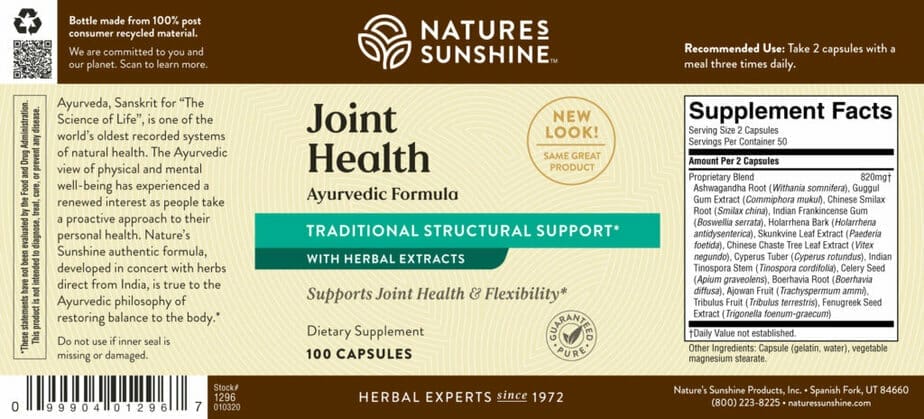 Joint Health, Ayurvedic