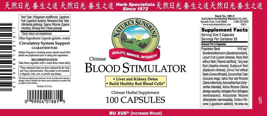 Blood Stimulator, Chinese (formerly BP - C)