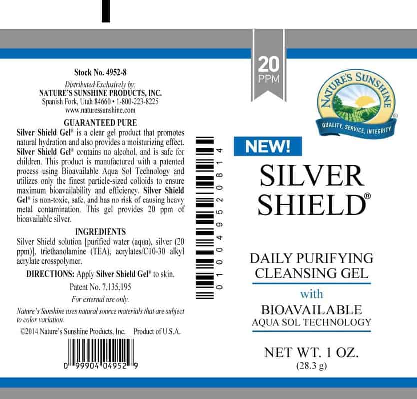 Silver Shield Gel Aqua Sol Technology - 1oz (20 ppm)