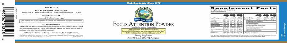 Focus Attention Powder