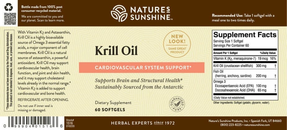 Krill Oil with Vitamin K2