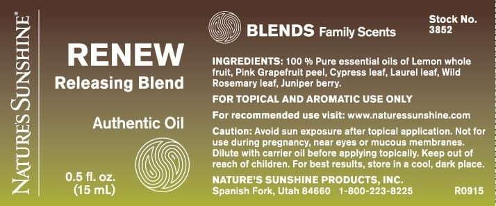 Renew (15 ml.) - 100% Pure Essential Oil