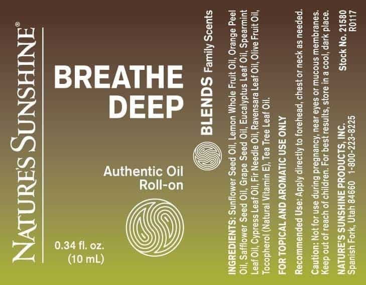 Breathe Deep - 100% Pure Essential Oil