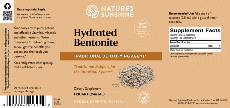 Bentonite, Hydrated