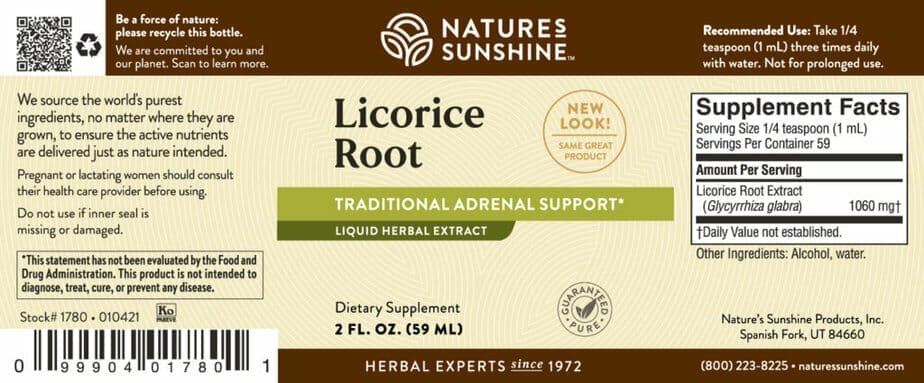 Licorice Root Extract (2 fl. oz.)