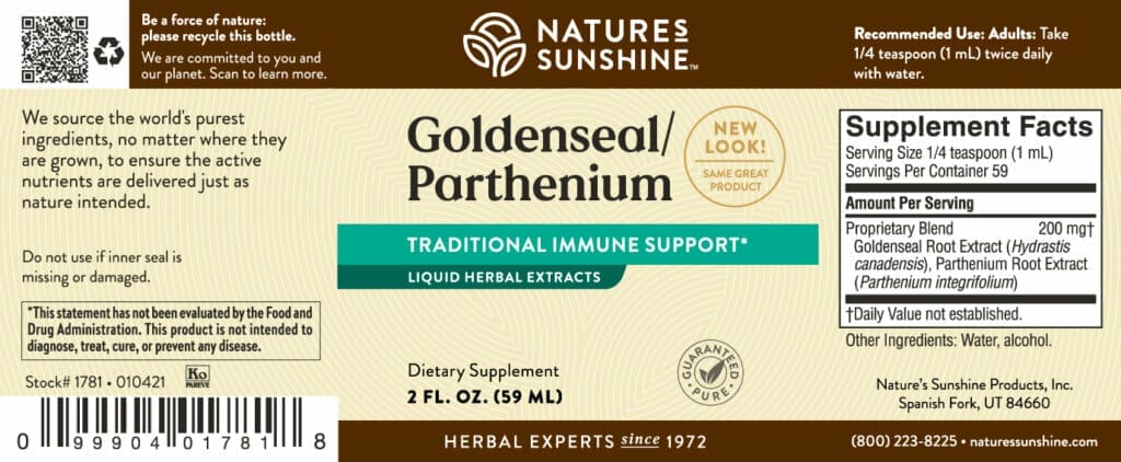 Golden Seal/Parthenium (2 fl. oz.)