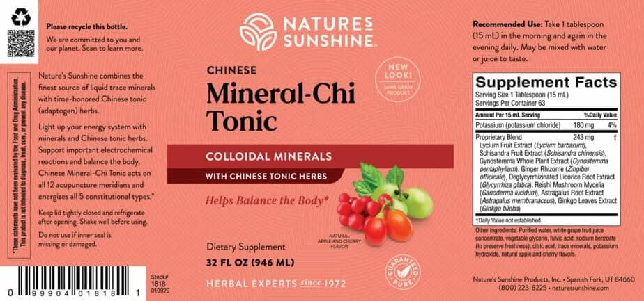 Mineral Chi Tonic