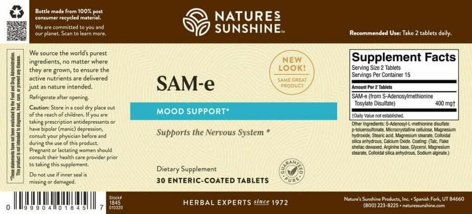 SAM-e (200 mg. active)