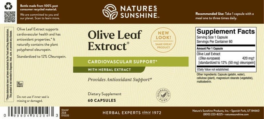 Olive Leaf Extract Concentrate