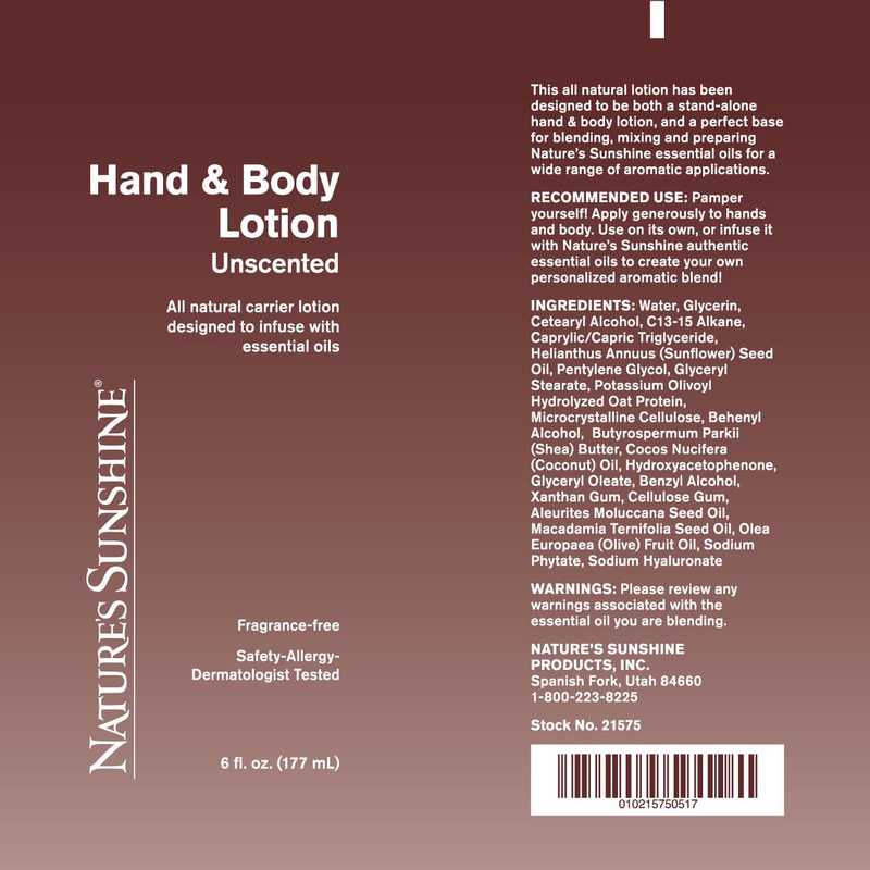 Hand & Body Lotion