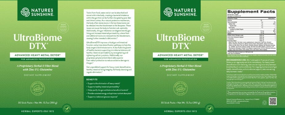 Ultrabiome DTX (60 stick packs)