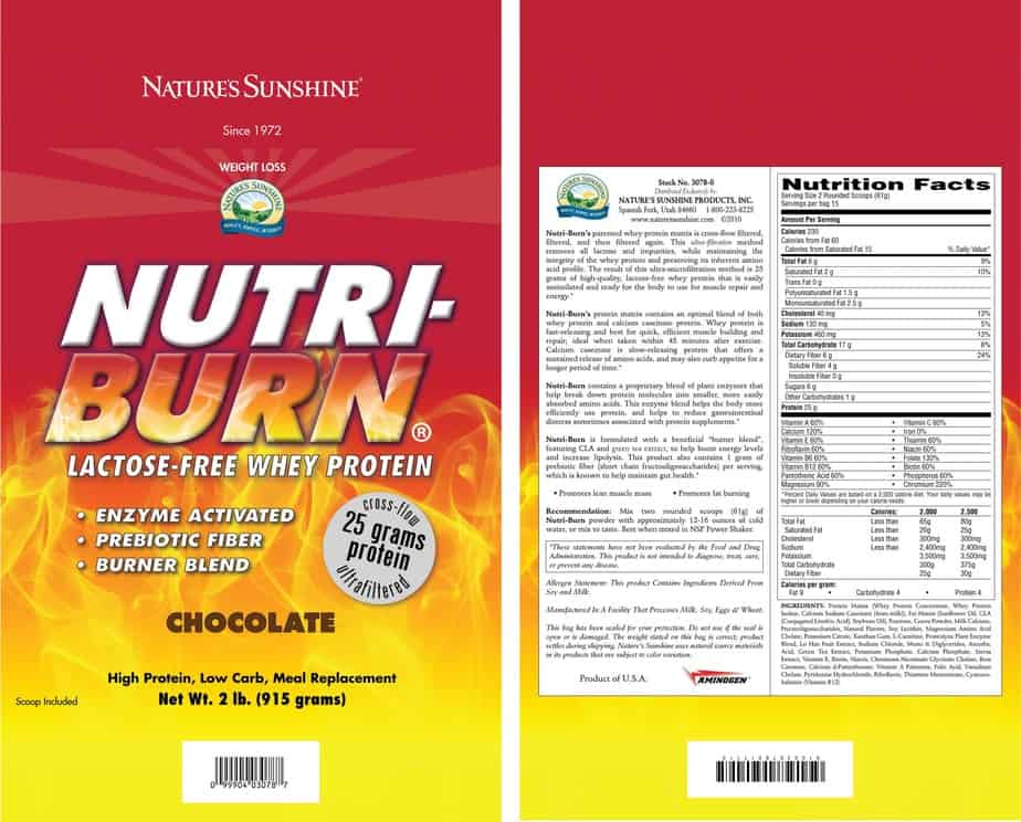 NutriBurn - Chocolate Flavored