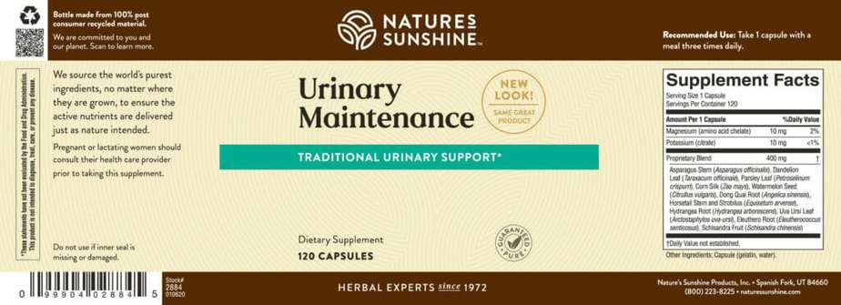 Urinary Maintenance