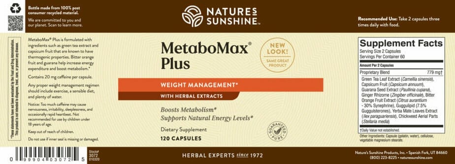 MetaboMax Plus (120 capsules)