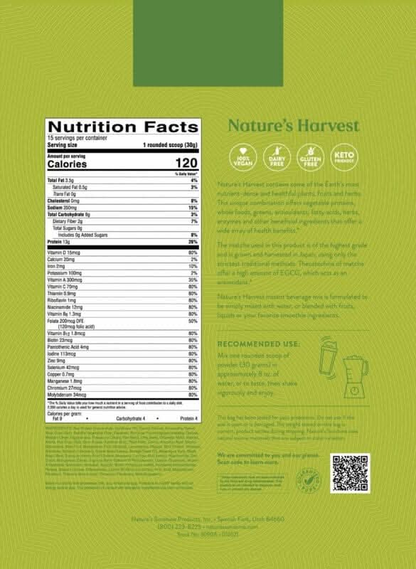 Nature's Harvest (powder - 465 grams - 15 servings)