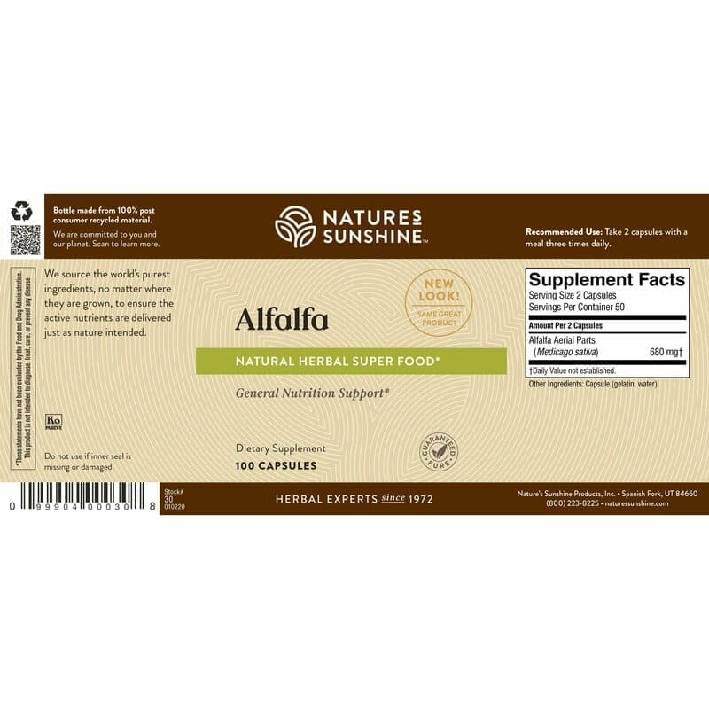 Alfalfa (100 capsules)