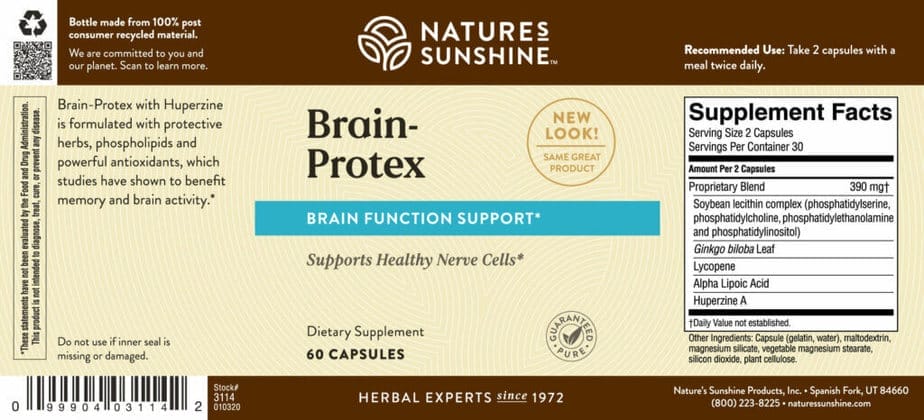 Brain Protex w/ Huperzine A