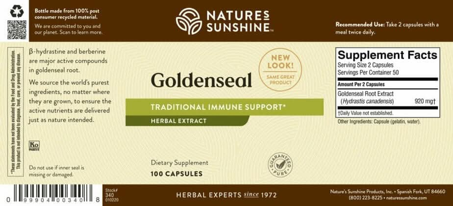 Golden Seal (100 capsules)