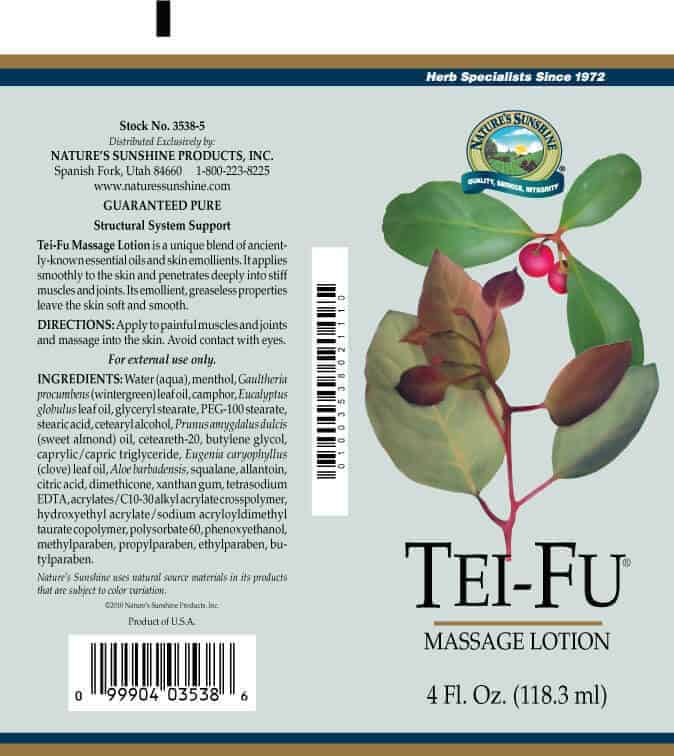 Tei Fu Massage Lotion