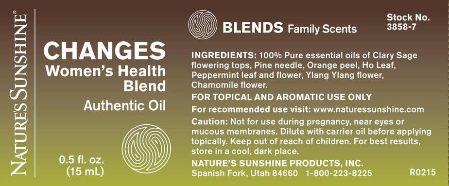 Changes Women's Health Blend - 100% Pure Essential Oil