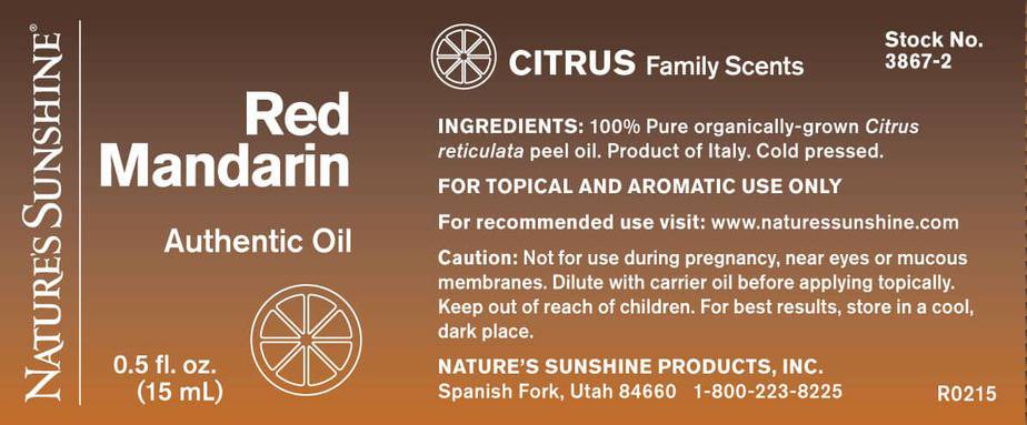 Mandarin, Red  - 100% Pure Essential Oil