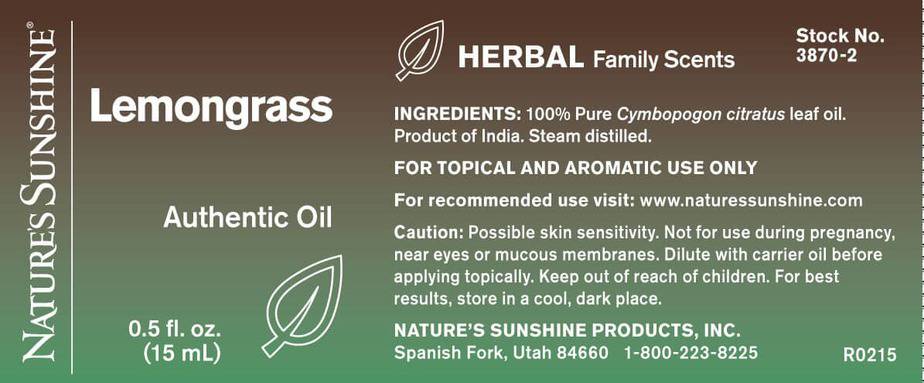 Lemongrass - 100% Pure Essential Oil