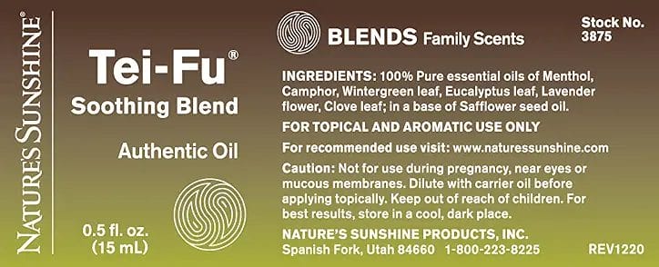 Tei Fu® Soothing Blend - 100% Essential Oils