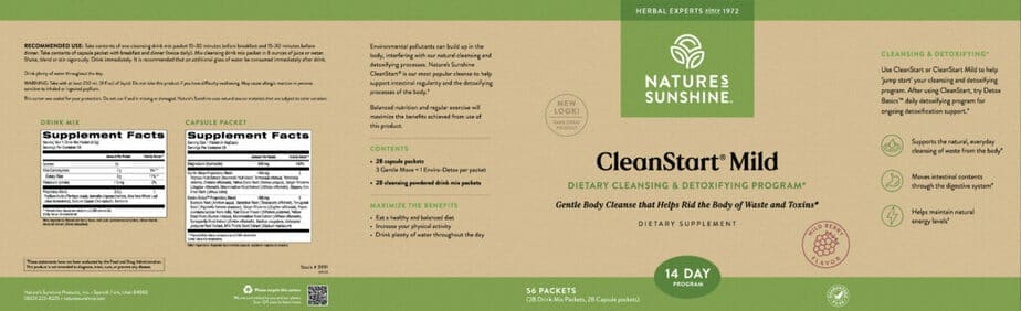 CleanStart Mild Cleanse / Detox Program