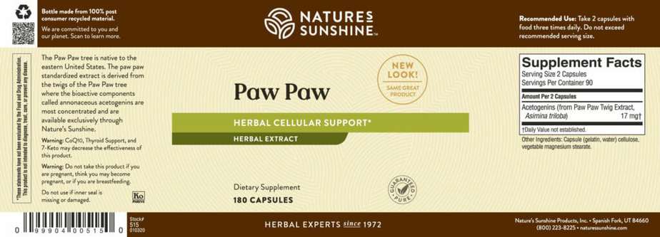 Paw Paw Cell-Reg