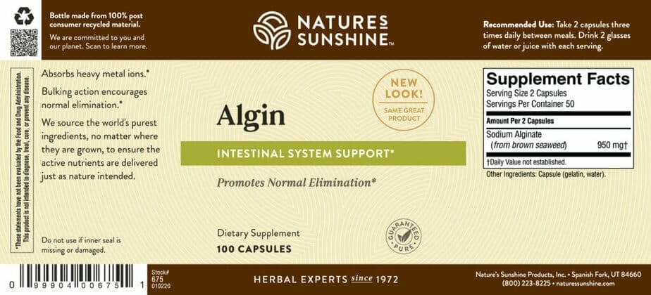 Algin (100 capsules)