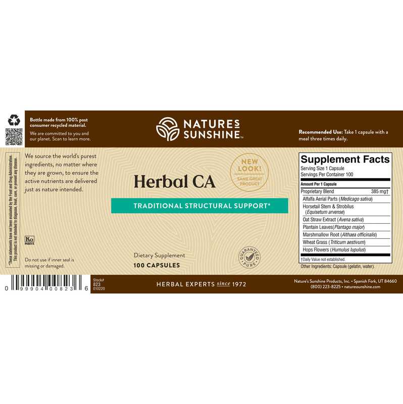 CA, Herbal (100 capsules)