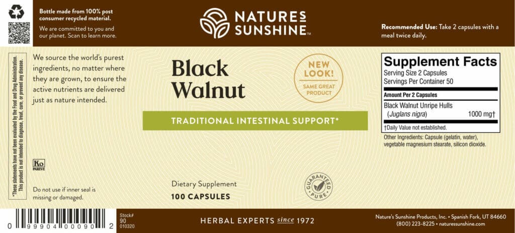 Black Walnut (100 capsules)