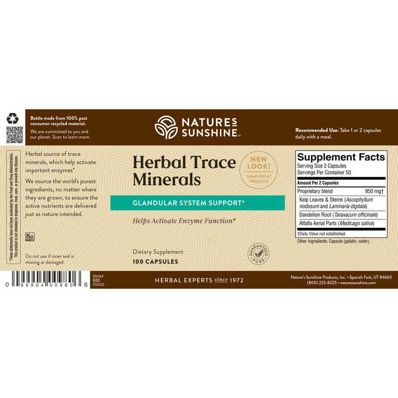 Herbal Trace Minerals