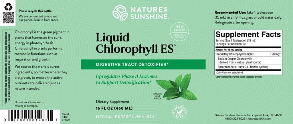 (2) Liquid Chlorophyll Es Nature's Sunshine