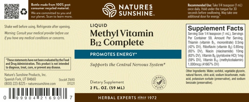 Liquid - Methyl Vitamin B-12 Complete