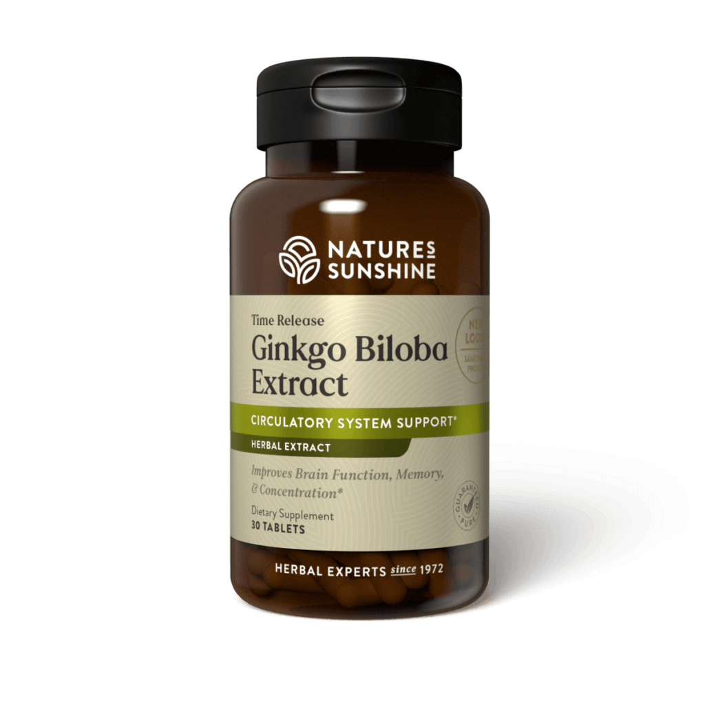 Ginkgo Biloba Extract Time Released