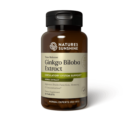 Ginkgo Biloba Extract Time Released