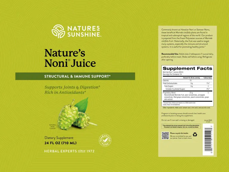 Nature's Noni Juice (3 - 24 fl. oz. each) - The Herbs Place